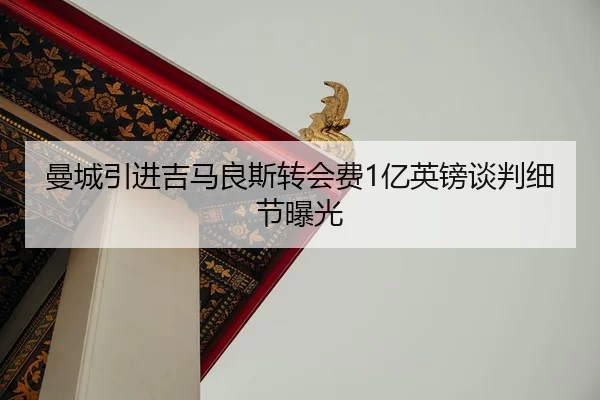 曼城引进吉马良斯转会费1亿英镑谈判细节曝光